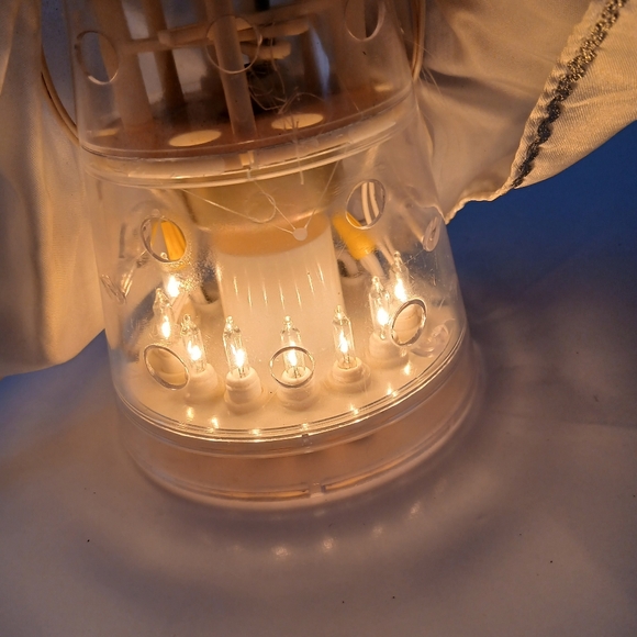 Vtg Ani-Mates Christmas Angel 10 Lights Animated Tree Top - Picture 13 of 13